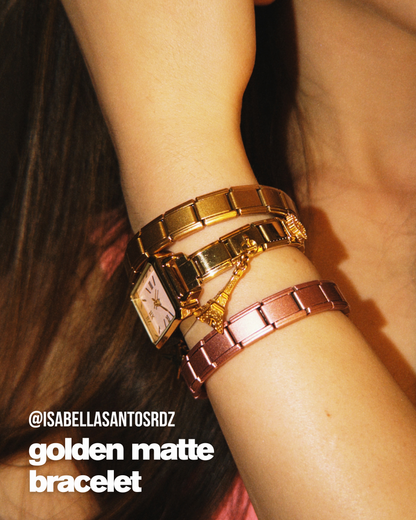 Brazalete golden matte