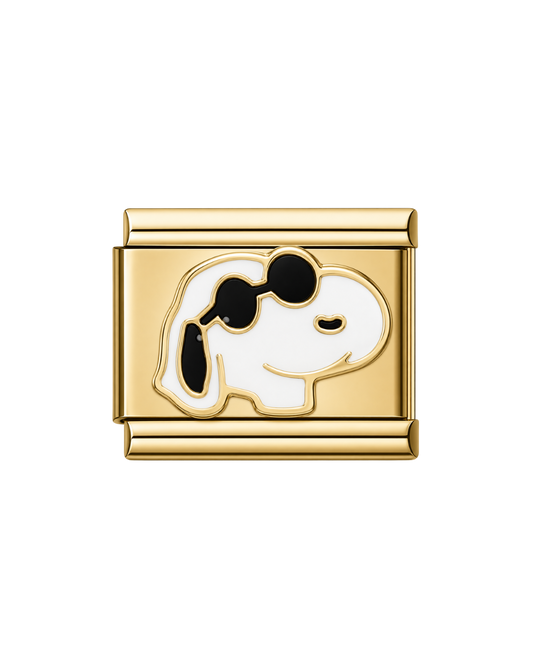 Snoopy golden charm