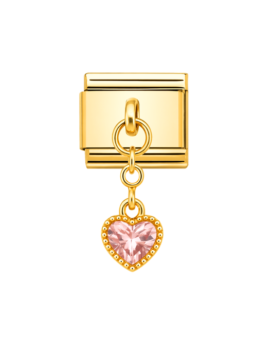 Colgante corazón mini golden